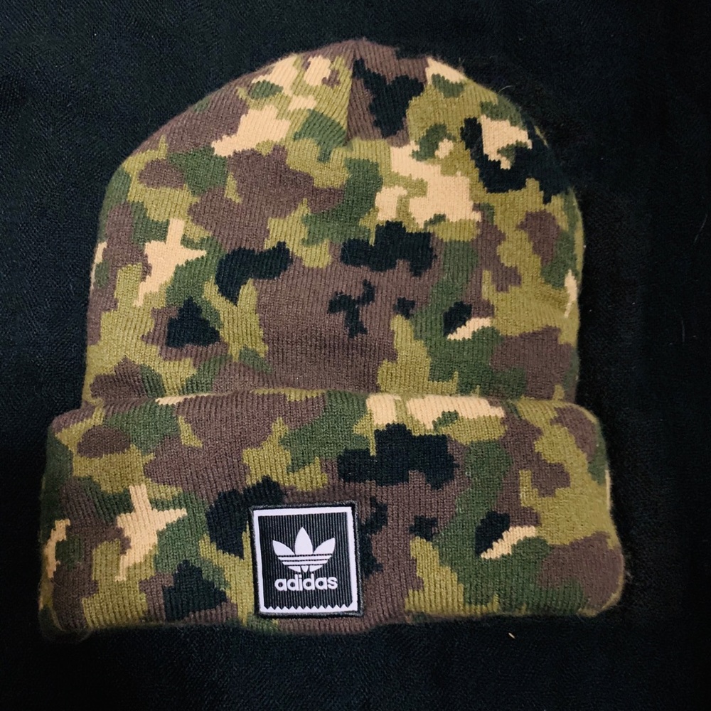 Camo Adidas beanie